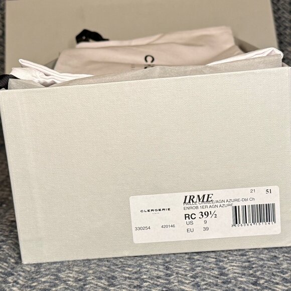 Clergerie Blue Slides - Size 8 - Picture 7 of 9